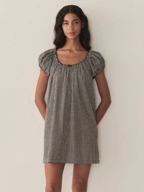 den aubrey linen mini dress Doen Aubrey Silk-Viscose Mini Dress, Women's Fashion, Dresses & Sets,  Dresses on Carousell